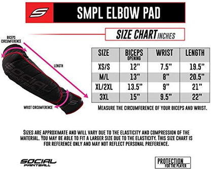 Social Paintball SMPL Arm & Elbow Pads Protection, Hunter Camo - size: X-Large/2X-Large
