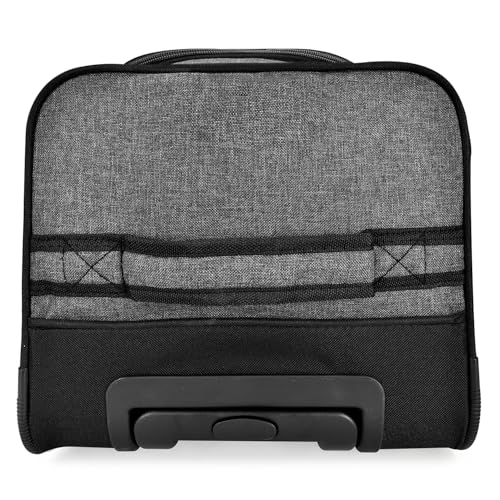 Pacific Gear Duffel Bag with Rolling Wheels - color: Gray, size: 21 inch