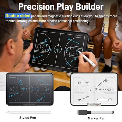 16 Inch Electronic Basketball Coaching Board with Double Sided
