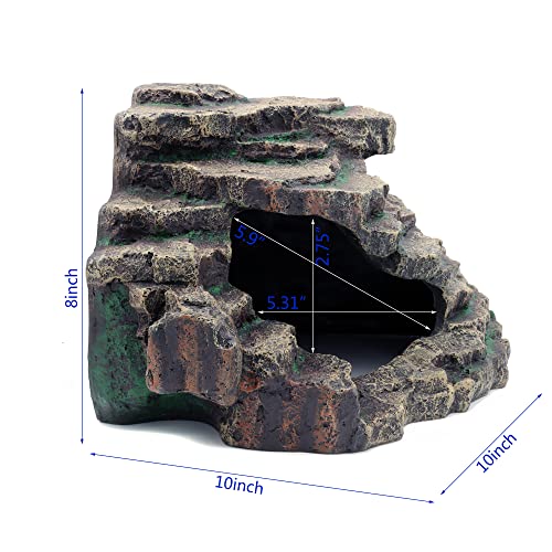 Bearded Dragon Tank Accessories Extra Large Reptile Hideouts Cave Habitat Decor Bearded Dragon Clothes