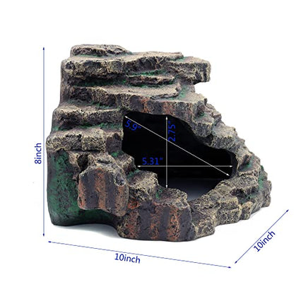 Bearded Dragon Tank Accessories Extra Large Reptile Hideouts Cave Habitat Decor Bearded Dragon Clothes