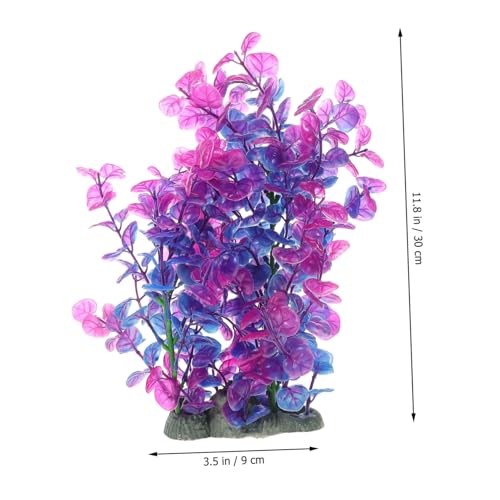 Decorative Aquarium Grass Artificial Tank Plant for Desktop Fish Tank Landscape DIY Lifelike Underwater Grass for Hiding and Enhancing Aquarium Ambiance
