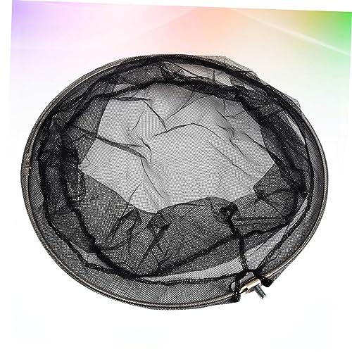 BESPORTBLE 2pcs Stainless Steel Frame 40cm Net Head Nylon Dense Hole Net Ideal for Aquarium and Outdoor Fishing