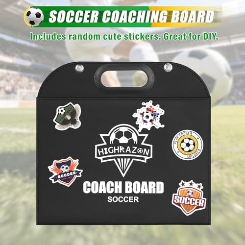 Magnetic Coaching Board Foldable Dugout Display with Carry Handle - style: Soccer