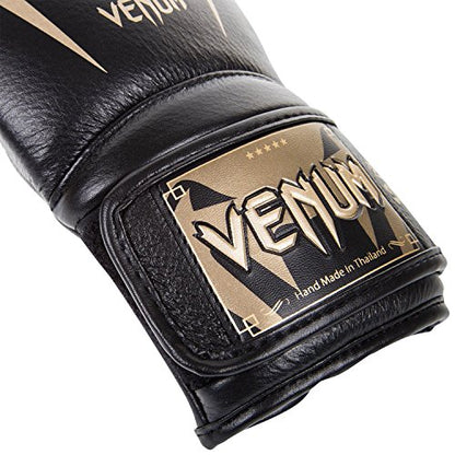 Venum Giant 3.0 Boxing Gloves - Nappa Leather - color: Black/Gold, size: 14 oz