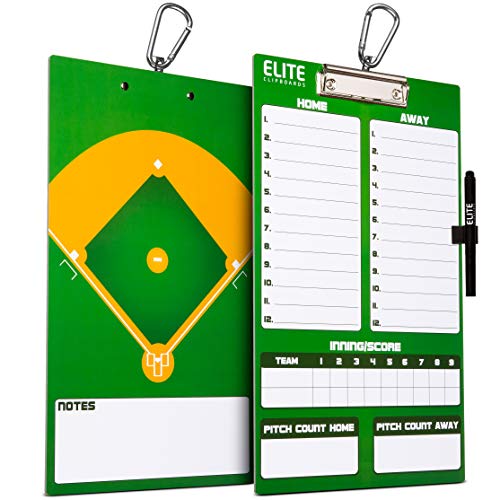 Dry Erase Coaches Clipboards | Basketball, Baseball, Soccer, Football, Hockey, Volleyball, Lacrosse - style: Baseball