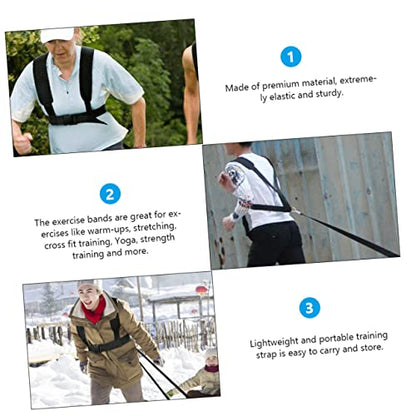 2pcs Weight Bearing Shoulder Straps Resistance Training Belt