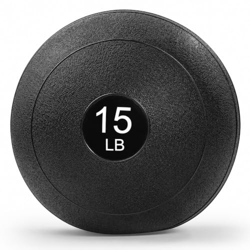Sunny Health & Fitness Slam Medicine Ball - Sand-Filled, No-Bounce - size: 15 lb