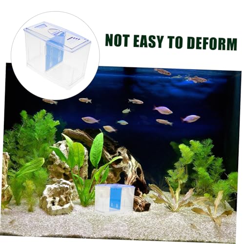 UPKOCH Guppy Breeding Box Fish Tank Isolation System Fish Nursery Pet Breeding Box Air Circulation