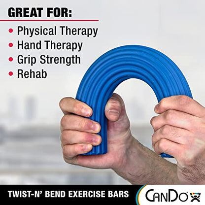 CanDo 10-1514 Twist-n' Bend Flexible Resistance Bar, Firm - style: Firm