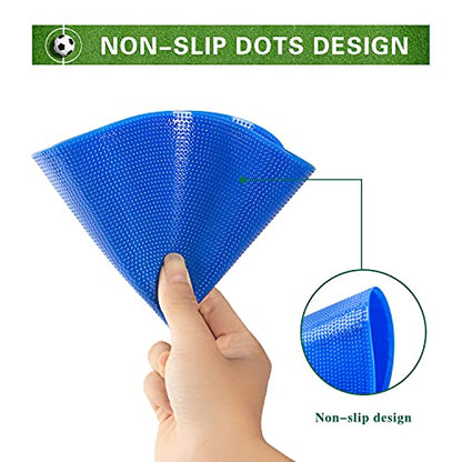 Poly Spots Spot Markers 4 Inch & 9 Inch Multicolor Floor Dots - style: 9inch 27pcs