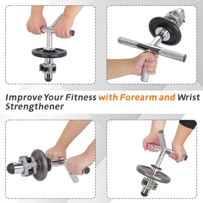 tonchean Strong Arm Forearm and Wrist Strengthener | Anti-Slip, Adjustable, Portable, for Home, Office & Gym Training
