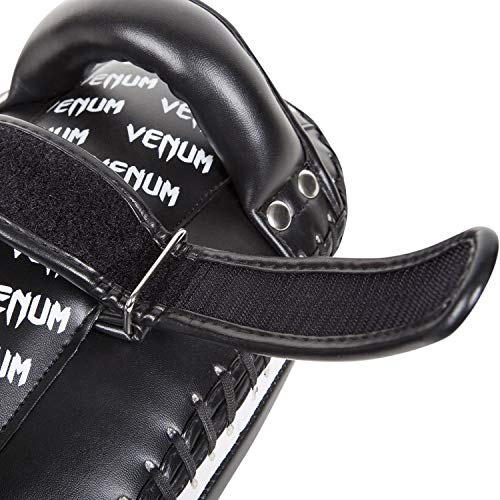 Venum Skintex Leather Light Kick Pad (Pair) - color: Black/Ice