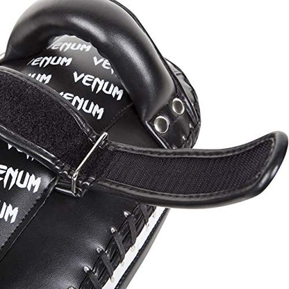 Venum Skintex Leather Light Kick Pad (Pair) - color: Black/Ice