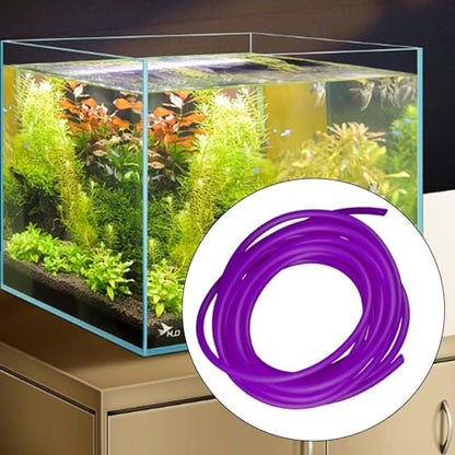 Airline Tubing Aquarium Air Pump Accessories Oxygenation Machine Hose Multiuse Water Pipe O2 Tube for Tools Clownfish Plants, Purple