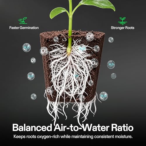 VIVOSUN Seed Rooter, Plant Starter Plugs, Support Robust Roots for Seedlings and Cuttings, 40 Cubes, Designed for VSeed Smart Box & Seed Starter Trays