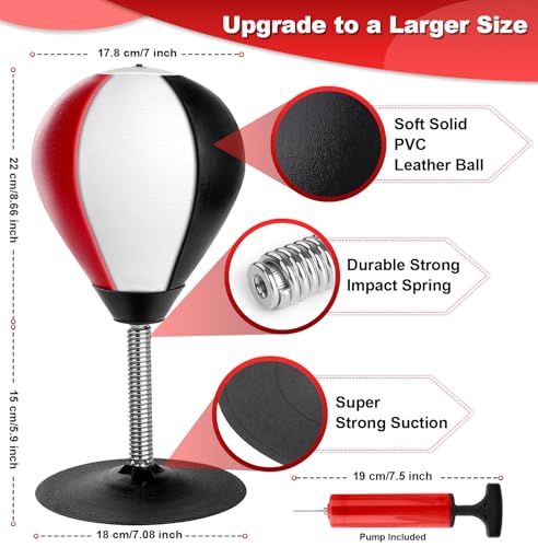 Desktop Punching Bag, Super Strong Suction Boxing Bag Speed Balls - style: Suction Cup
