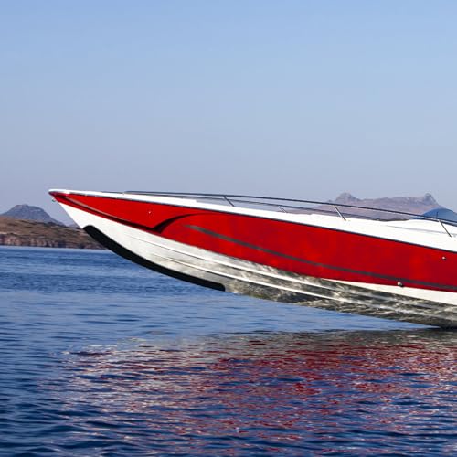 TONGMO Keel Guard: Self-Adhesive Shield Keel Guard for Protecting Fiberglass and Specific Aluminum Boats from Rocks, Oyster Beds, and Scratches 5 Inche Wide