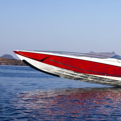 TONGMO Keel Guard: Self-Adhesive Shield Keel Guard for Protecting Fiberglass and Specific Aluminum Boats from Rocks, Oyster Beds, and Scratches 5 Inche Wide