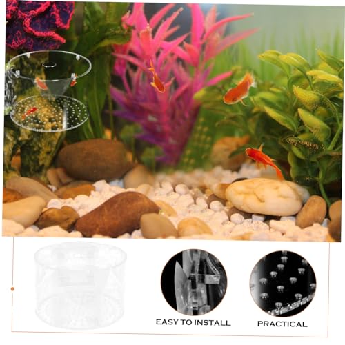 balacoo Fish Breeding Box Floating Cover Isolation Tank for Fry Aquarium Nursery Transparent Design Prevents Predation Safe for Fish Breeding