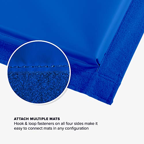 We Sell Mats Folding Exercise Mat - 2" Thick X-Large 4x8' - color: Blue