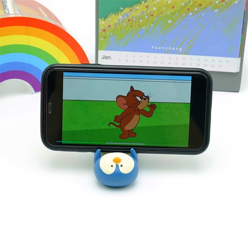 Smartphone Stand, Penguin, Aquarium Series, Tabletop, Stand, Smartphone Stand, Anti-Slip, Compact, Memo Holder, Resin Crafts, Valentine's Day, Christmas Present (Penguin)