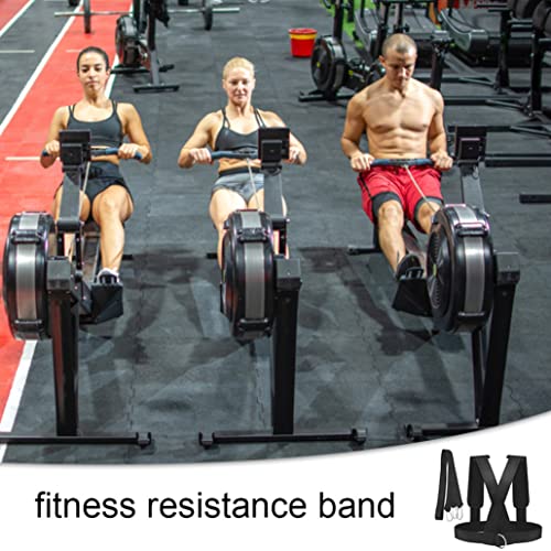 Sled Harness Tire Pulling Speed Resistance Power Belt Adjustable Weight Trainer with Pull Strap Sports Pull Rope, ordinary