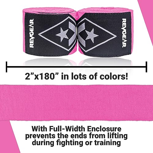 Revgear Elastic Handwraps - color: Pink