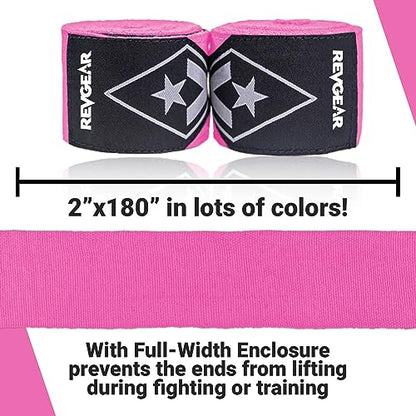 Revgear Elastic Handwraps - color: Pink