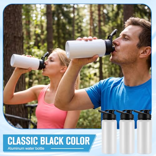 Domensi Aluminum Water Bottle Bulk - color: White, size: 17oz
