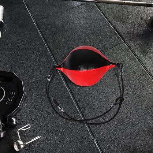 Abaodam Double-End Boxing Speed Bag PU Punching Ball Hanging Reflex Training Tool for Reaction and Eye Coordination Home Exercise