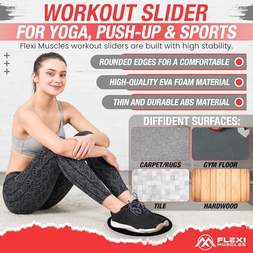 Core Sliders Dual Sided Sliding Discs for Use on All Floors. Our Core Sliders are ideal for Abs exercises, Yoga, Pilates and Home Workouts.
