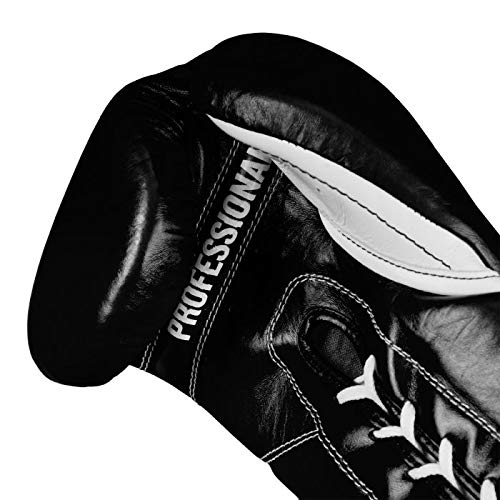 Pro Mex Pro Lace Training Gloves V 3.0 - color: Black, size: 16 oz