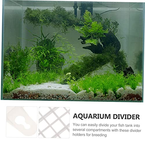ibasenice 1set Aquarium Grid Divider Fish Tank Isolation Panel for Fish Survival Cups for Breeding and Aquariums