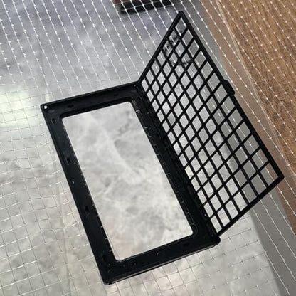 Innovative Marine Flip Feed Hinged Feeding Lid - Use with Mesh Screen Aquarium Lids Only