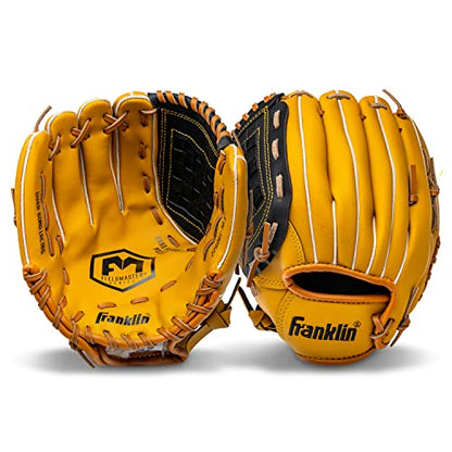 Franklin Sports Field Master Baseball Glove - color: Tan, style: 10.5" - Basket Web