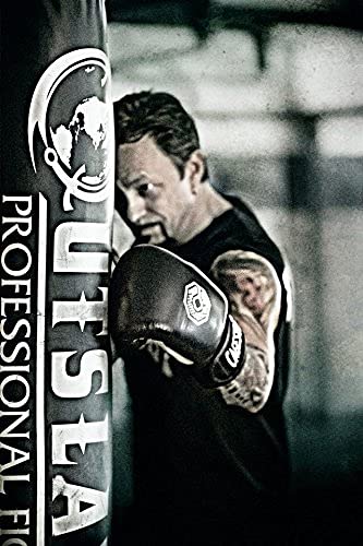 Muay Thai Punching Bag 6ft 150lbs Unfilled Made in USA - color: Black, size: Without Bottom D-Ring