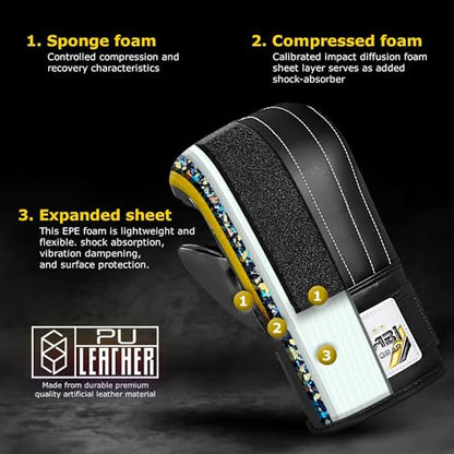 Farabi Sports Punching Bag Gloves - Heavy Bag Gloves for Men and Women Boxing Bag Gloves - Bag Mitts for Sparring, Boxing, MMA, Muay Thai, Kickboxing, Focus Pads and Punching Bag
