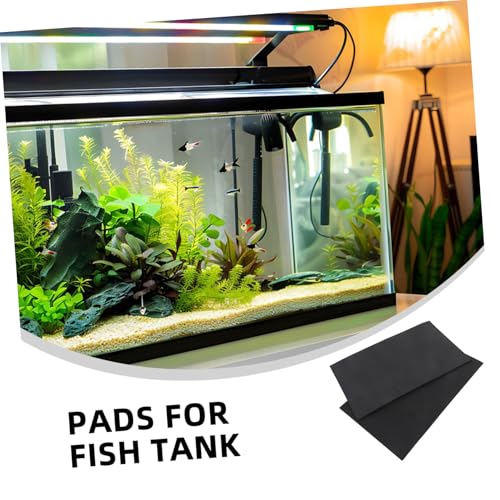 UPKOCH 2pcs Aquarium Leveling Mat: 19.6 X 11.7 Inch Non-Slip Shockproof Cushion - Thicken Fish Tank Pad for Under Tank Support Accessories
