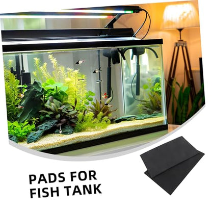 UPKOCH 2pcs Aquarium Leveling Mat: 19.6 X 11.7 Inch Non-Slip Shockproof Cushion - Thicken Fish Tank Pad for Under Tank Support Accessories
