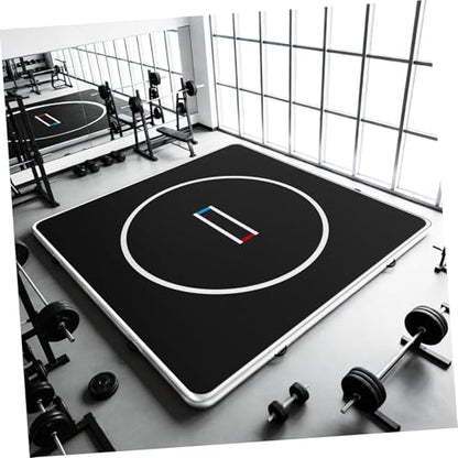 Inflatable Martial Arts Mat 10x10 FT, Portable Tumbling Mat