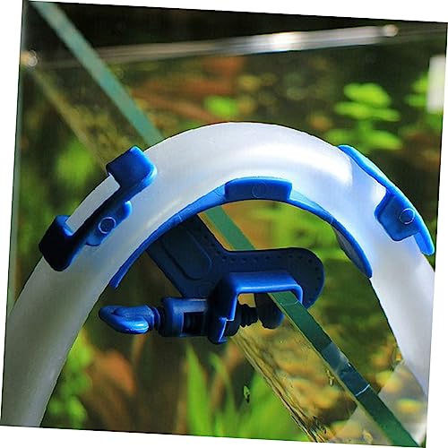 4pcs Fish Tank Water Pipe Fixing Clips Multifunctional Holders for Aquarium Inlet Outlet Easy Installation Strong Compatibility Space-saving Design