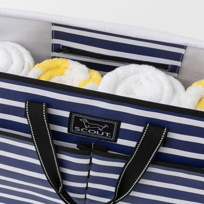 SCOUT Ben Pocket Tote - Multi-use with breakway zipper - color: Ship Shape