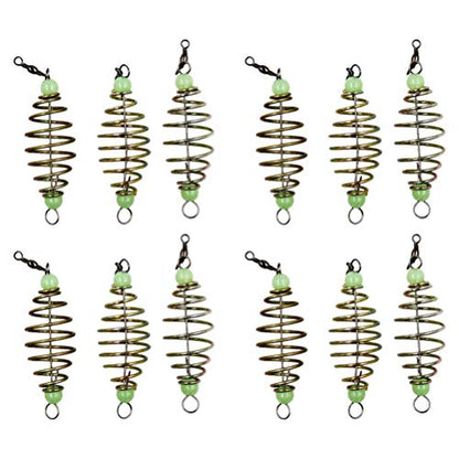 24Pcs Fishing Bait Trap Cage Feeder Basket Holder Coarse Lure Feeder Carp Lure Fish Accessories