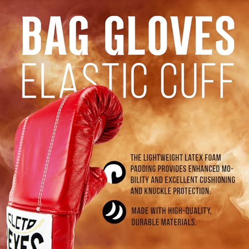 CLETO REYES Professional Boxing Bag Gloves for Men and Women, Training and Heavy Punching Bags, MMA, Kickboxing, Muay Thai, Elastic Cuff