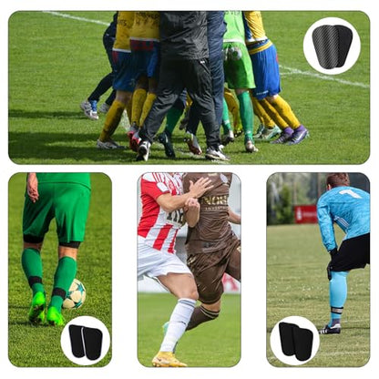 3 Pair Soccer Shin Guards, BOSOIRSOU Lightweight Breathable Mini Shin Guard EVA Cushion Protection Calf Protective Gear Shin Guards for Youth and Adults for Football Equipment