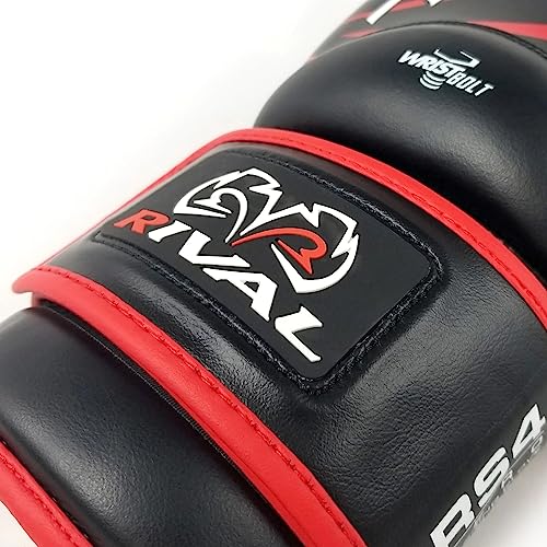 RIVAL Boxing RS4 2.0 Aero Sparring Gloves, Hook and Loop Closure - Multi-Layered, Low-Density Foam Padding and Soft Inner Lining - color: Black, size: 12 oz.