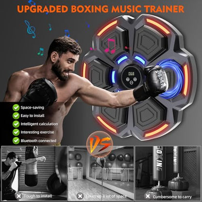 Music Boxing Punching Machine for Adults - 9 Modes & 9 Speeds Bluetooth