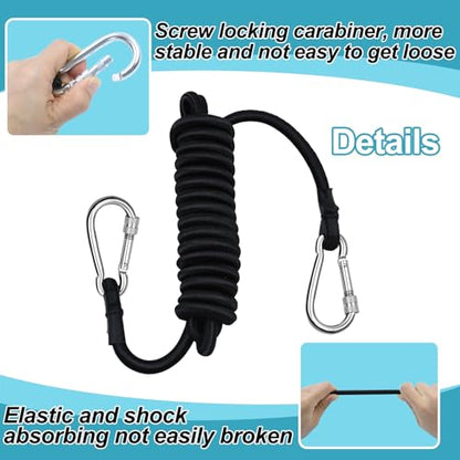 Wenfan Floating Water Mat Tether Kit Lily Pad Tether Floating Mat Straps Tether and Grommet Kit Foam Water Pad Tether and 118 Inch Bungee Cord for All Foam Water Pads