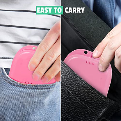 Retainer Case 2 Pack, Vented Mouth Guard & Aligner Case Holder - color: Pink, size: Pack of 2